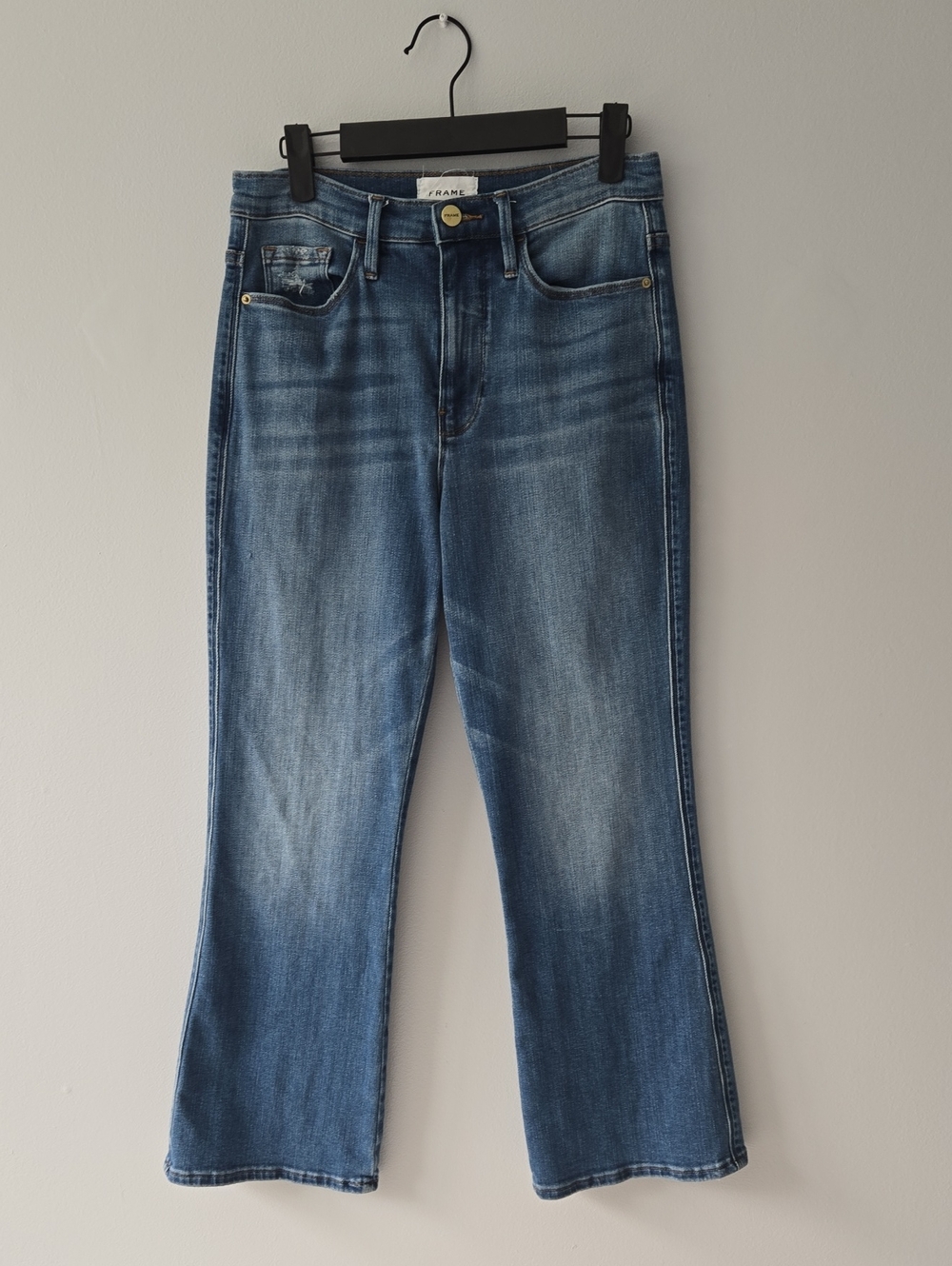 Frame Le Sylvie Kick Boot Cropped Jeans, s27